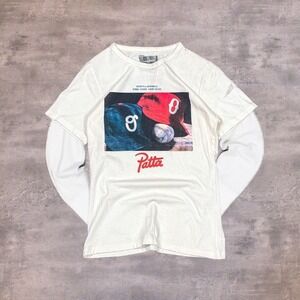 Pattas Baseball Sportswear White Short Sleeve T-Shirt